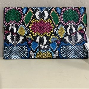 Snakeskin Clutch